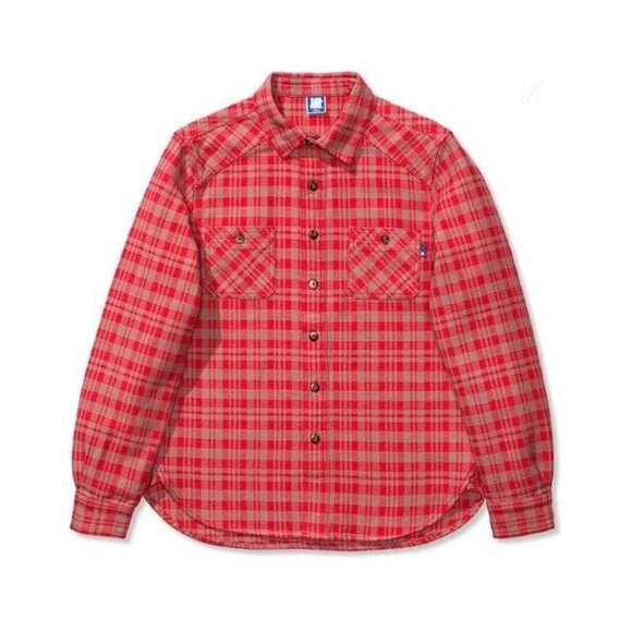 NEW Men's Undefeated Red Flannel Shirt Jacket Size Medium NWT - Picture 1 of 5